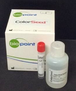 ColorSeed<sup>TM</sup> containing 100 <em>Cryptosporidium</em> oocysts and 100 <em>Giardia</em> cysts ColorSeed<sup>TM</sup> containing 100 <em>Cryptosporidium</em> oocysts and 100 <em>Giardia</em> cysts